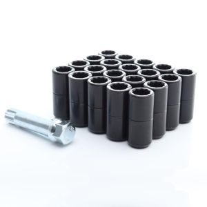 Japan Racing wheel nut M14x1.5x45, 60° cone, Tuner, black