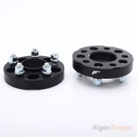 Japan Racing wheel spacer 20 mm 5x108, with studs, black