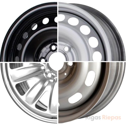 KFZ 6955 6x16 5x100 ET45, melns