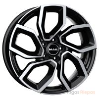 MAK Apollo 6.5x16 4x108 ET32, melns · pulēts (Black Mirror)