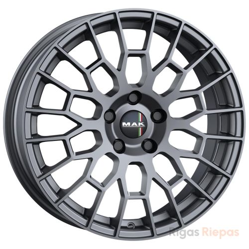 MAK APX 7x17 5x100 ET45, antracīta · spīdīgs (Gloss Gun Metallic)