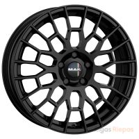 MAK APX 7x17 5x100 ET45, melns · spīdīgs