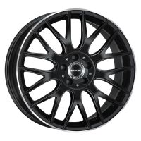 MAK Arrow 9x21 5x112 ET45, чёрный · полированный (Gloss Black Mirror Ring)