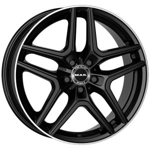MAK Aurum 8x19 5x112 ET40, чёрный · полированный