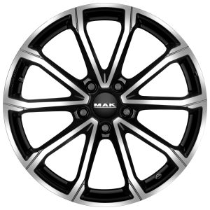 MAK Davinci4 5x17 5x100 ET40, black · polished
