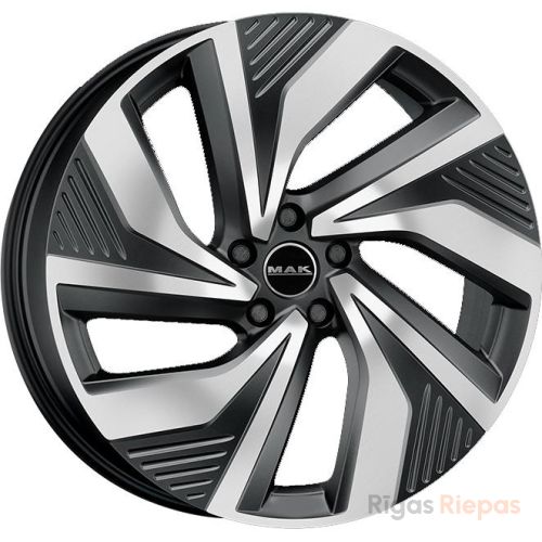 MAK Electra 8x20 5x112 ET48, melns · pulēts (Black Mirror)