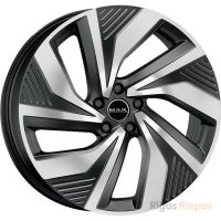 MAK Electra 8x20 5x112 ET48, melns · pulēts (Black Mirror)