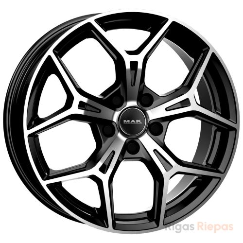 MAK Epica 7.5x17 5x108 ET44, black · polished