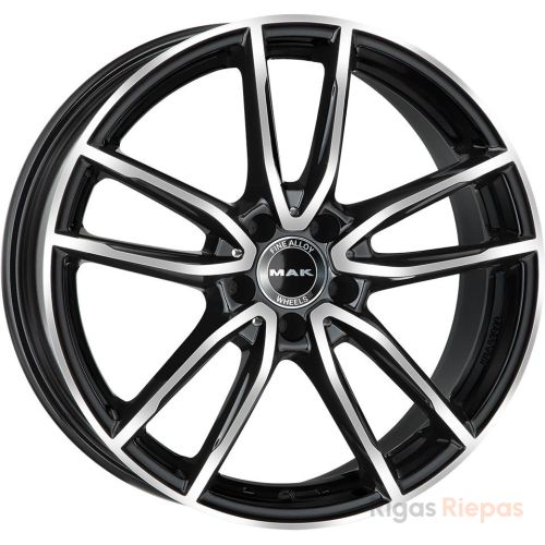 MAK Evo-D 9.5x20 5x112 ET50, black · polished
