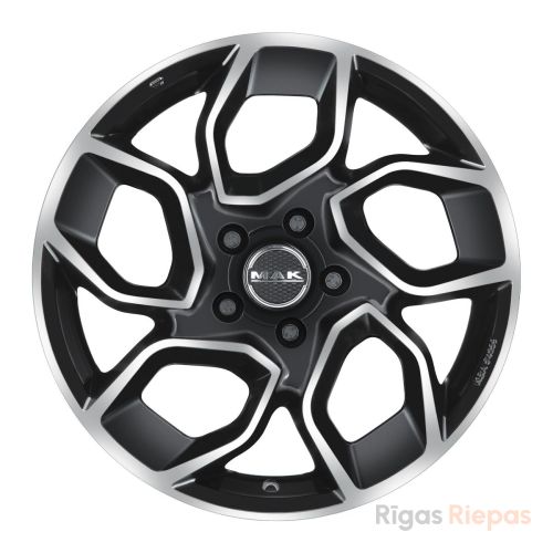 MAK Express 6.5x16 5x120 ET50, melns · pulēts