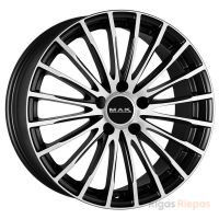 MAK Fatale 7.5x17 5x112 ET30, melns (Ice Black)