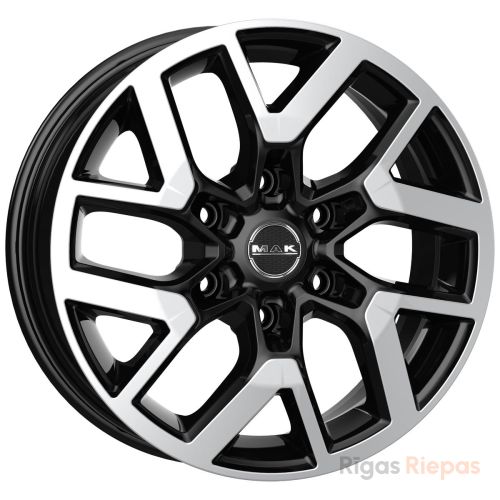 MAK Gravel 8x18 6x139.7 ET20, melns · pulēts (Black Mirror)