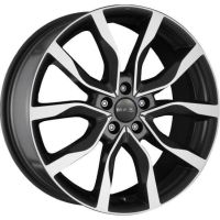 MAK Highlands 8.5x20 5x127 ET50, black · polished (Black Mirror)