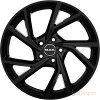 MAK Kassel 7x17 5x100 ET38, melns