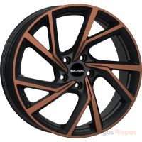 MAK Kassel 8.5x20 5x112 ET30, melns un bronzas