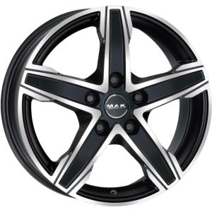 MAK King 5 7.5x18 5x160 ET50, melns (Ice Black)