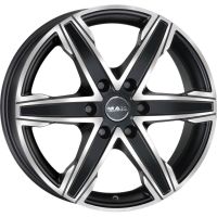 MAK King 6 6.5x16 6x139.7 ET20, чёрный (Ice Black)