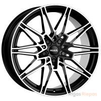 MAK Koenig-D 9.5x19 5x112 ET44, чёрный · полированный