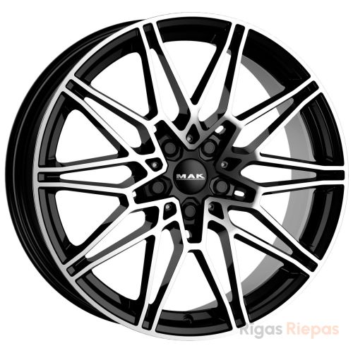 MAK Koenig 8.5x19 5x120 ET30, melns · pulēts (Black Mirror)
