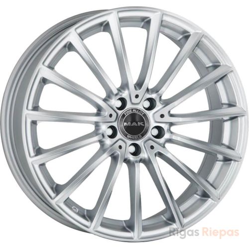 MAK Komet 7.5x17 5x112 ET36, sudraba