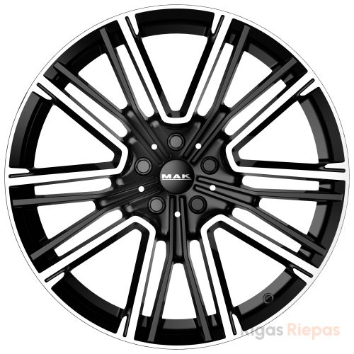 MAK Kult-D 10.5x20 5x132 ET27, black · polished