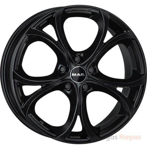 MAK Lario 7.5x17 5x110 ET31, black · gloss