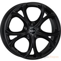 MAK Lario 7.5x17 5x110 ET31, black · gloss