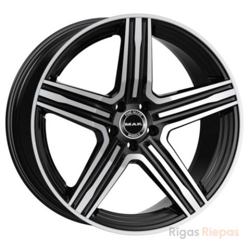 MAK Lewis-D 9.5x20 5x112 ET50, black · polished (Black Mirror)