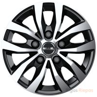 MAK Load 5 6.5x16 5x114.3 ET45, black · polished (Black Mirror)