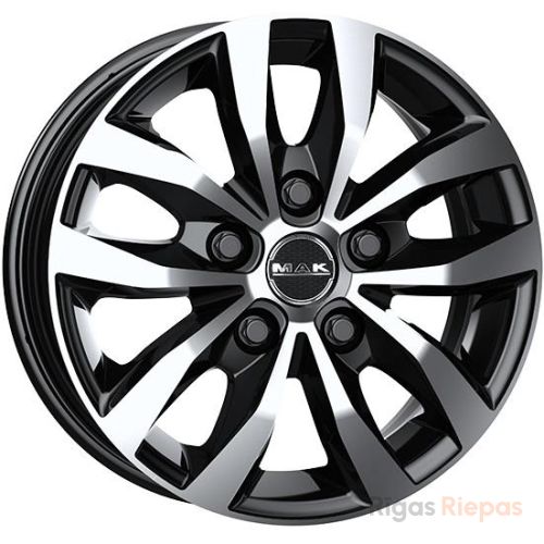 MAK Load 5 7x17 5x160 ET55, black · polished
