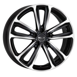 MAK Magma 7x18 5x105 ET38, чёрный · полированный (Black Mirror)