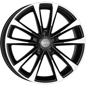MAK Main 7.5x18 5x112 ET51, melns · pulēts (Black Mirror)