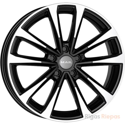 MAK Main 7.5x18 5x112 ET51, melns · pulēts (Black Mirror)