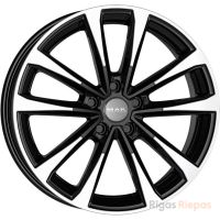 MAK Main 7.5x18 5x112 ET51, melns · pulēts (Black Mirror)