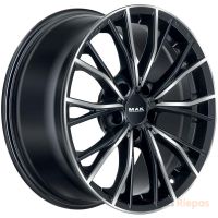 MAK Mark 7.5x17 5x120 ET34, melns · pulēts (Black Mirror)