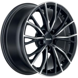 MAK Mark 7.5x17 5x120 ET34, black · polished (Black Mirror)