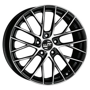 MAK Monaco 8.5x19 5x130 ET52, melns · pulēts (Black Mirror)