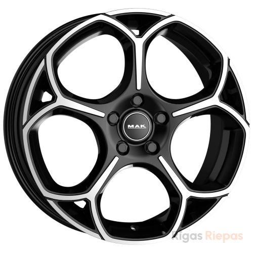 MAK Monza 7.5x18 5x110 ET34, black · polished