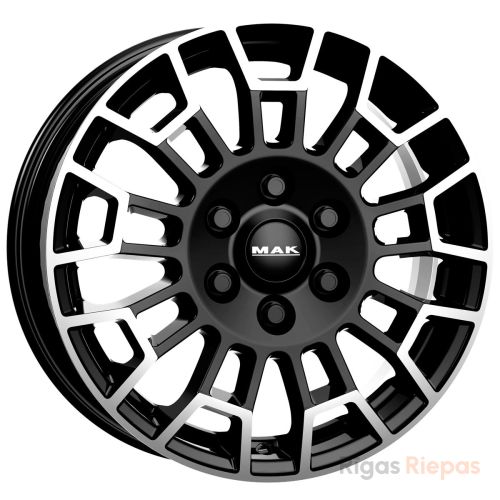 MAK Nomad-2 7.5x17 6x139.7 ET24, melns · pulēts (Black Mirror)