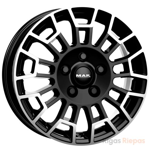 MAK Nomad 7x17 5x112 ET50, black · polished