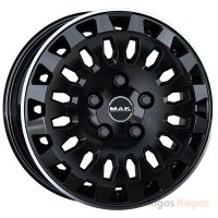 MAK Overland 8x18 5x118 ET53, чёрный · полированный (Gloss Black Mirror Ring)
