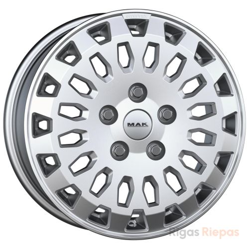 MAK Overland 7x17 5x120 ET60, antracīta (Light Titan)