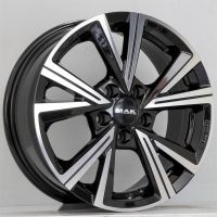 MAK Qvarz 6.5x16 5x114.3 ET40, melns · pulēts (Black Mirror)