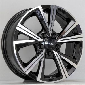 MAK Qvarz 6.5x16 5x114.3 ET40, black · polished (Black Mirror)