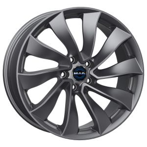 MAK Solar 8.5x19 5x114.3 ET38, anthracite · gloss (Gloss Gun Metallic)