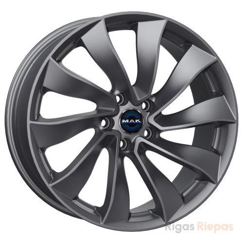 MAK Solar 8.5x18 5x114.3 ET40, anthracite · gloss (Gloss Gun Metallic)