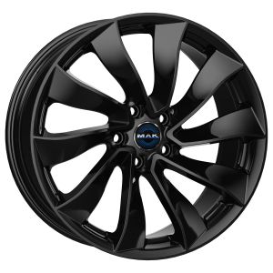 MAK Solar 9.5x19 5x114.3 ET45, black · gloss