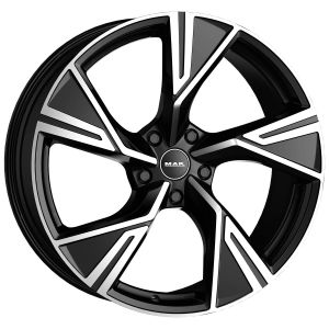 MAK Stark 10x23 5x120 ET21, black · polished (Black Mirror)