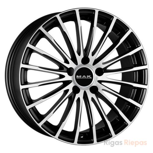 MAK Starlight 7.5x17 5x112 ET45, melns (Ice Black)