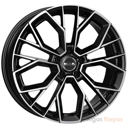 MAK Stilo 8.5x19 5x112 ET45, melns · pulēts